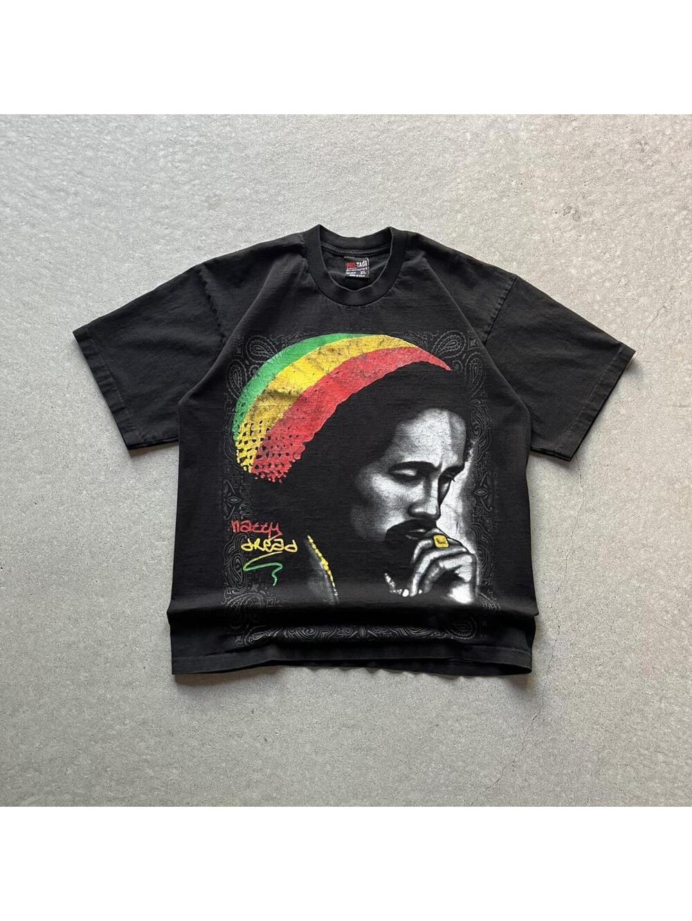 Vintage 90s Bob Marley Natty Dread Graphic Tee